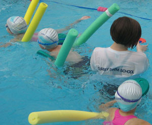 Surrey Swim School lesson